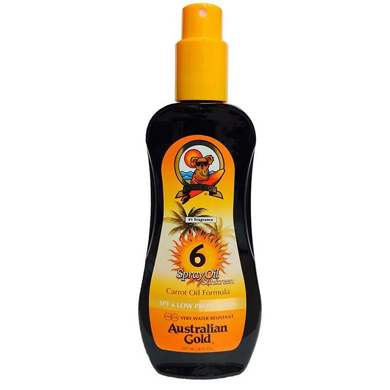 Australian Gold - Spf 6 Spray Oil With Carrot 237 Ml