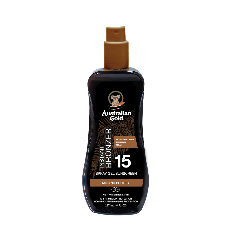 Australian Gold - Instant Bronzer Spray Gel Spf 15