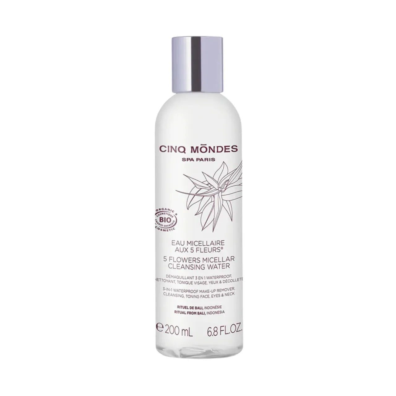 Cinq Mondes - Eau Micellaire Aux 5 Fleurs 200ml