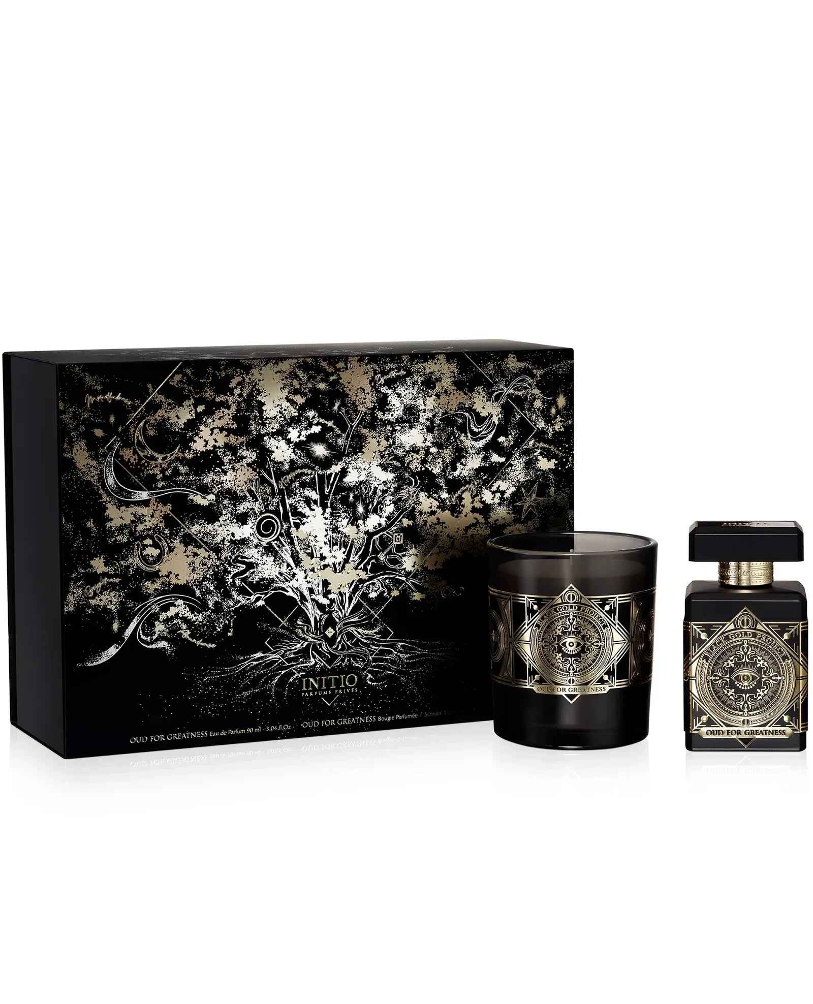 Initio - Oud For Greatness Coffret Edp 90 Ml + Candle 180G
