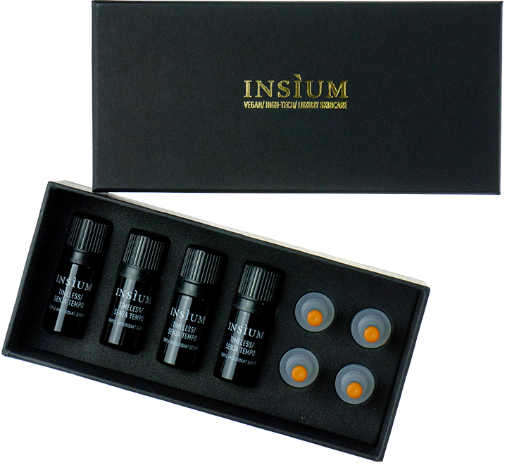 Insium - Timeless siero triplo antiossidante anti-età / illuminante / siero istantaneo 4 x 7ml e