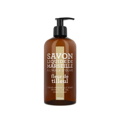 Compagnie De Provance - Terra Savon Liquide De Marseille A L Huile d'olive Fleur De Tilleur